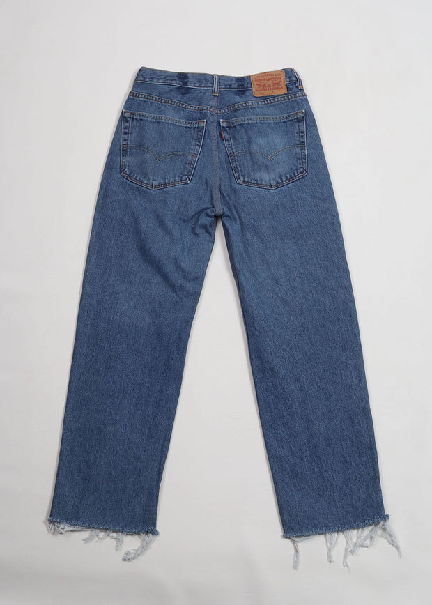 W30' Levi's Vintage Straight Leg Jeans, Sz 12 Aus, Dark Wash