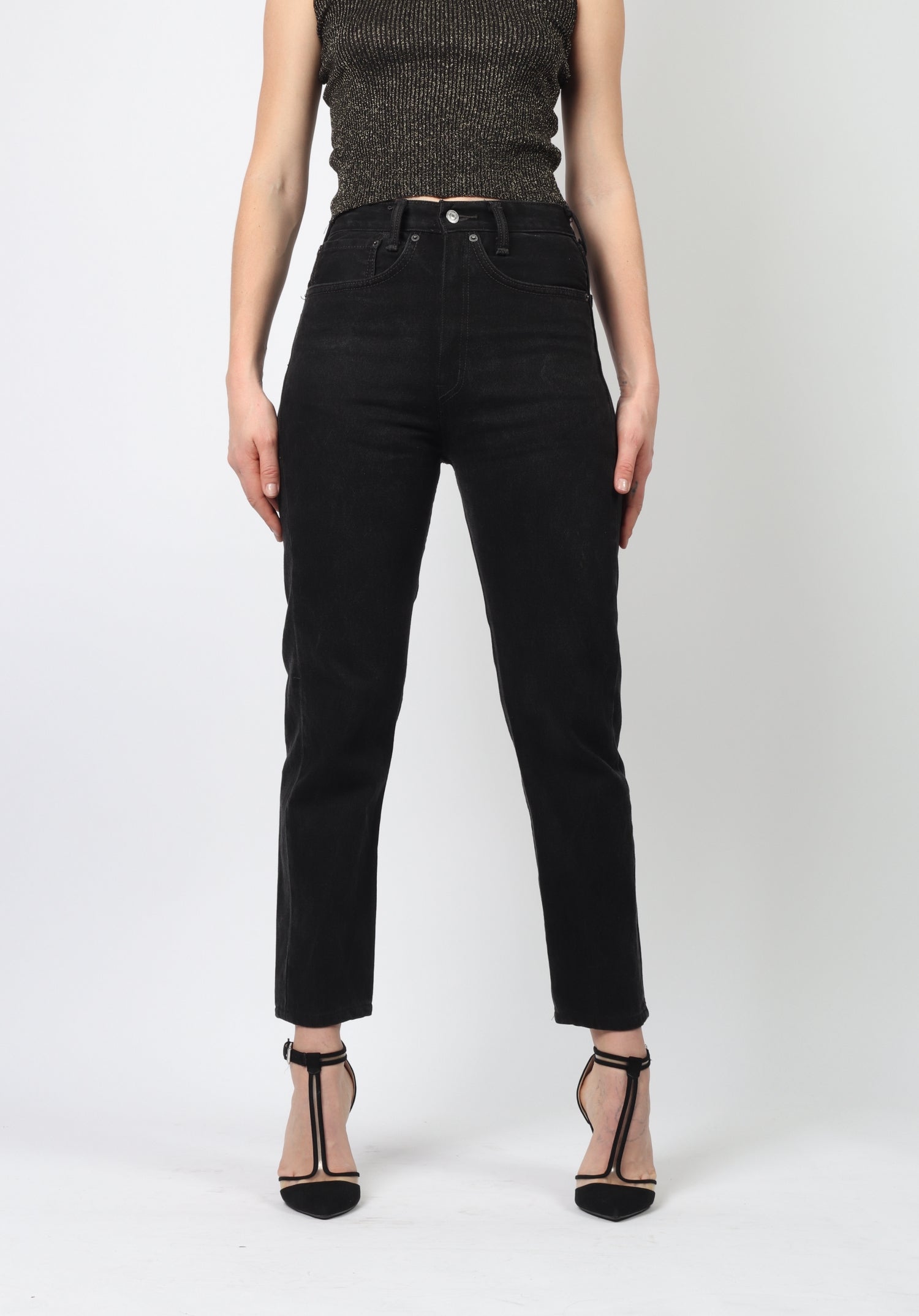 Simply complicated boyfriend jeans サイズ3 BF BAGGY JEAN BLACK