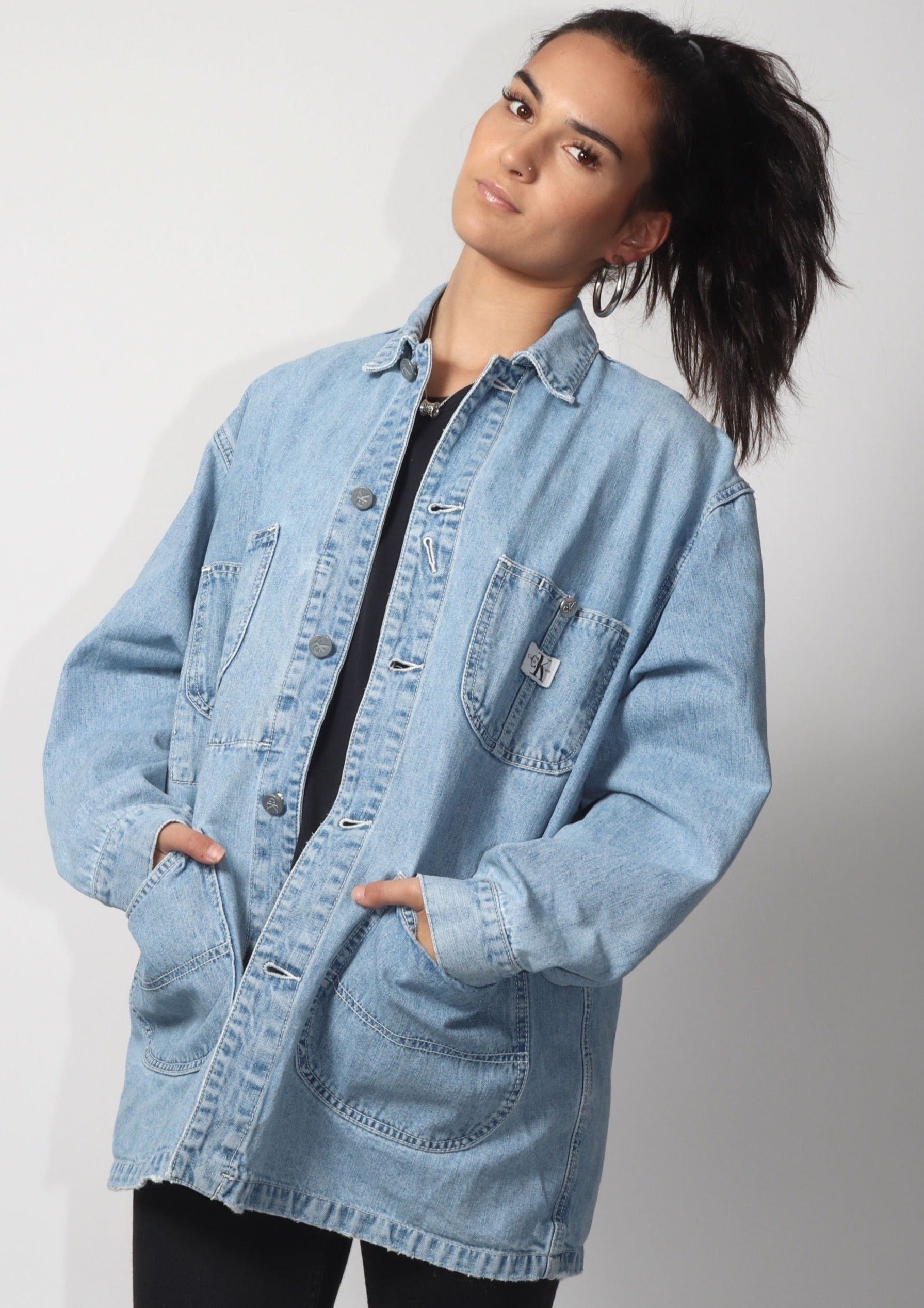 Vintage Calvin Klein Denim Jacket Size S | Cult Bravery