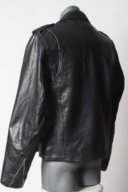 Black Wilson Leather Motorcycle Jacket