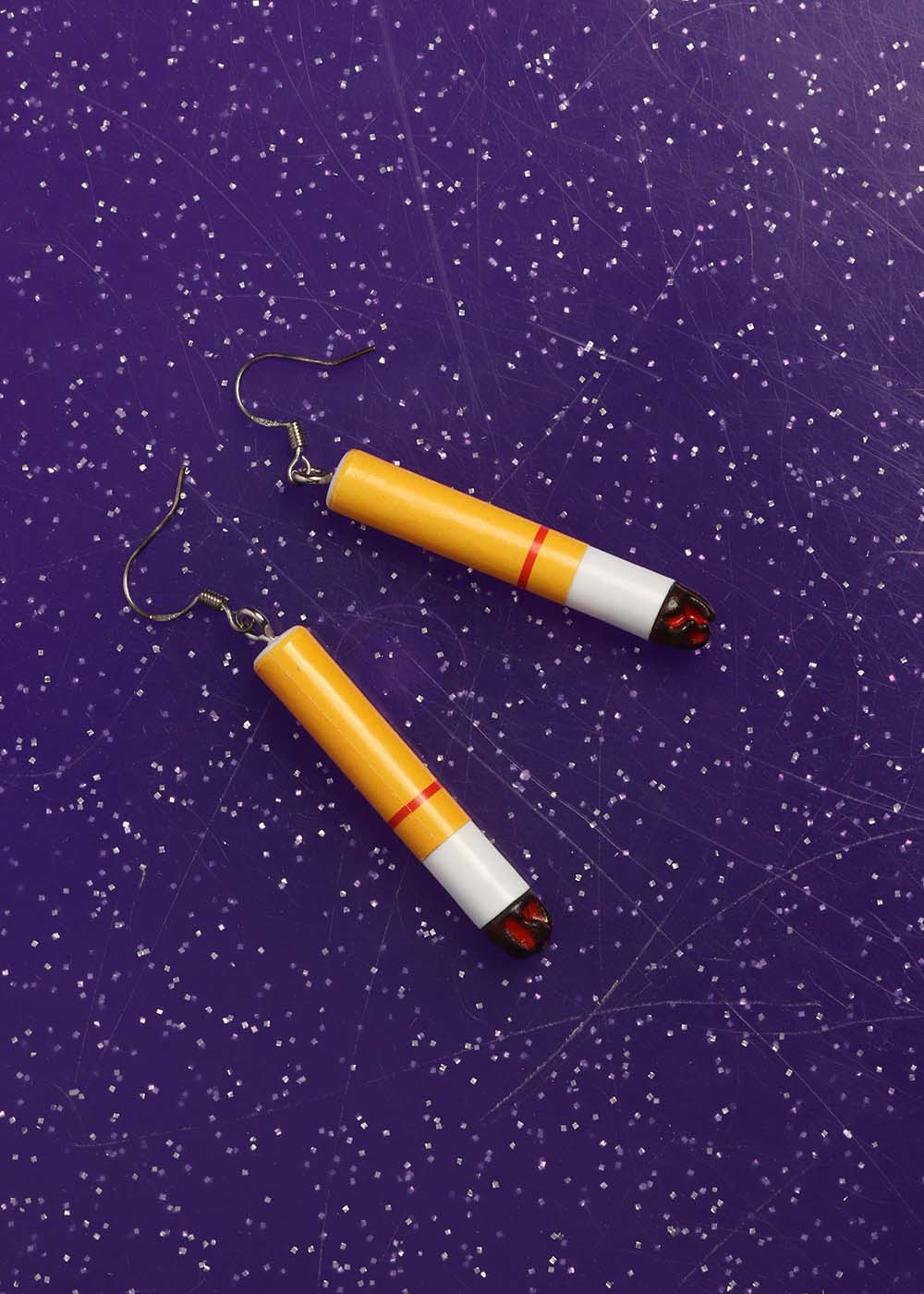 Cigarette Earrings