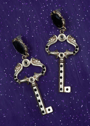 Ornate Key Earrings