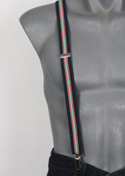 Extra Long Striped Suspender Braces