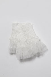 Tulle White Lace Cuffs