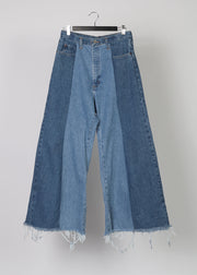 2 Tone Levis High Waist Flare Jeans