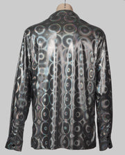 Psychedelic Party Shirt / Silver Disco / Gift for Him / Bachelor / Funny Parties / Performer / Unisex / Festival / Bucks Night / Size M
