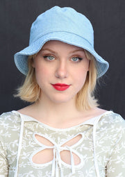 Light Blue Denim Bucket Hat