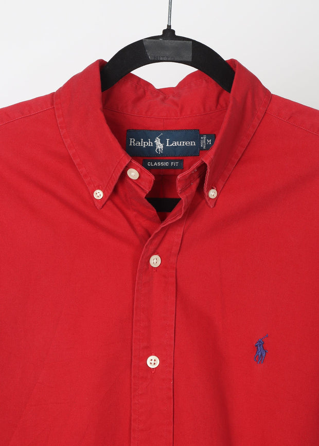 Red Ralph Lauren Men's Vintage Shirt
