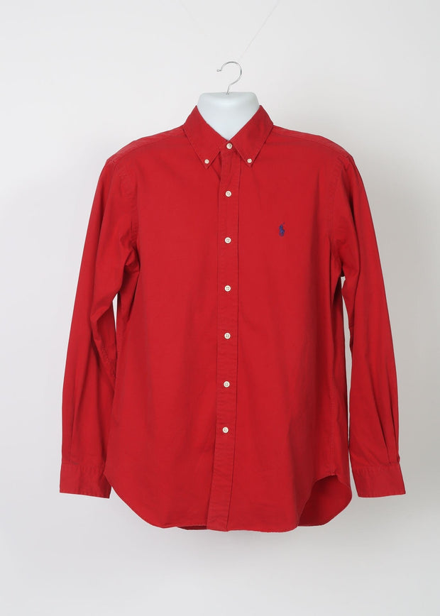 Red Ralph Lauren Men's Vintage Shirt