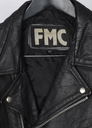 FMC Vintage Leather Motorcycle Jacket