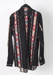Vintage Wrangler Western Shirt, Stylish Stripes