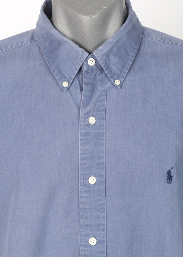 Blue Ralph Lauren Men's Vintage Shirt