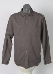 Grey Vintage Levi's Rivet Button Shirt