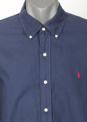 Blue Ralph Lauren Men's Vintage Shirt