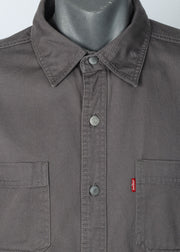 Grey Vintage Levi's Rivet Button Shirt
