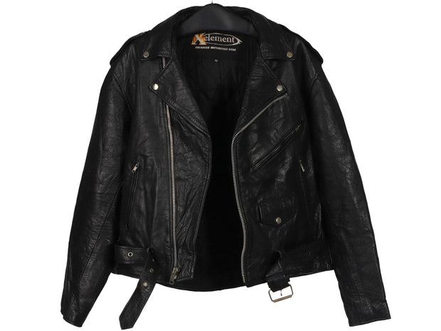 XElement Vintage Leather Motorcycle Jacket / Size XL