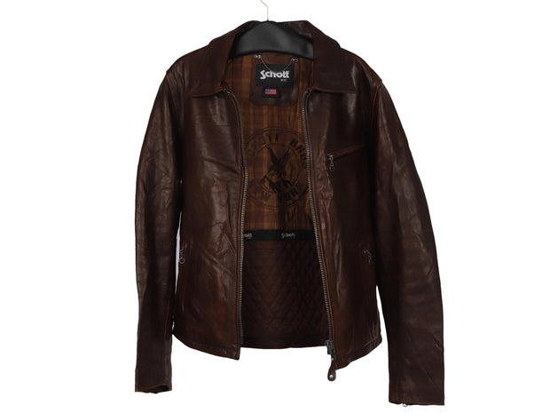 Schott NYC Vintage Leather Jacket / Size L