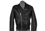 Rocker Vintage Leather Motorcycle Jacket / Size S