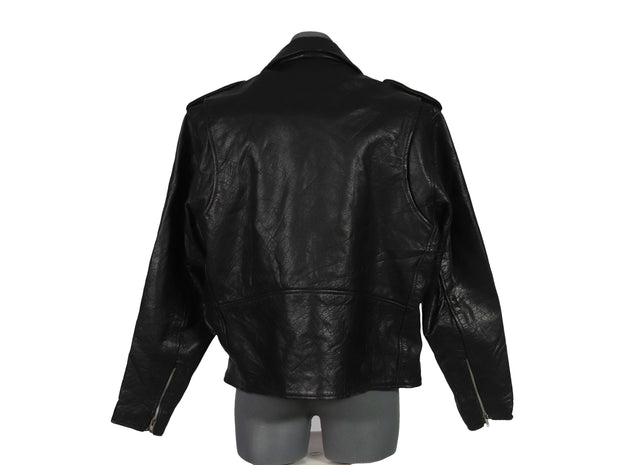 XElement Vintage Leather Motorcycle Jacket / Size XL