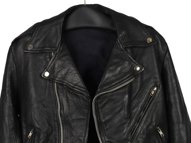 Rocker Vintage Leather Motorcycle Jacket/Size S