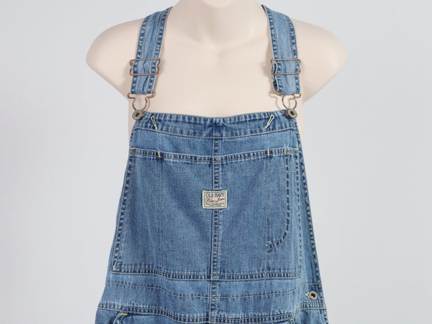 Size XL, Old Navy Short Vintage Denim Overall/Dungarees, Shortalls